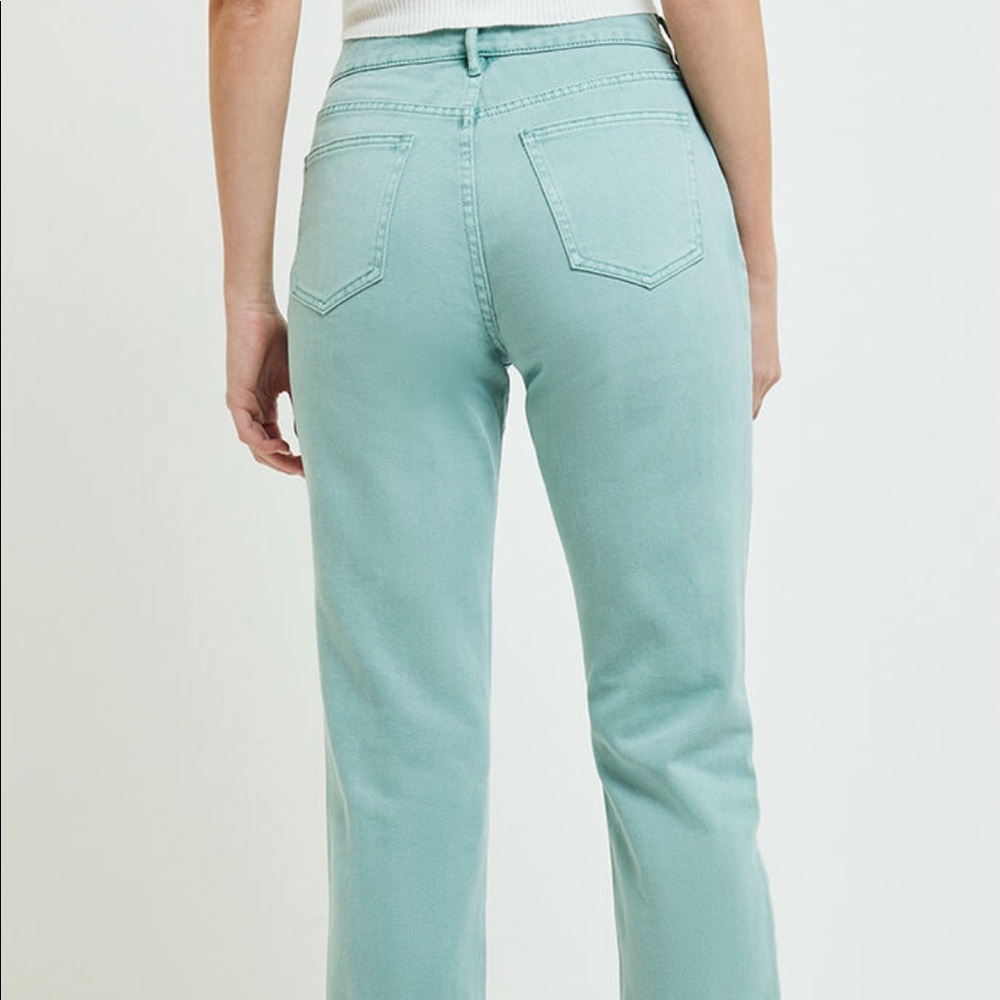 *NEVER WORN* MOM JEANS- MINT - Picture 2 of 6